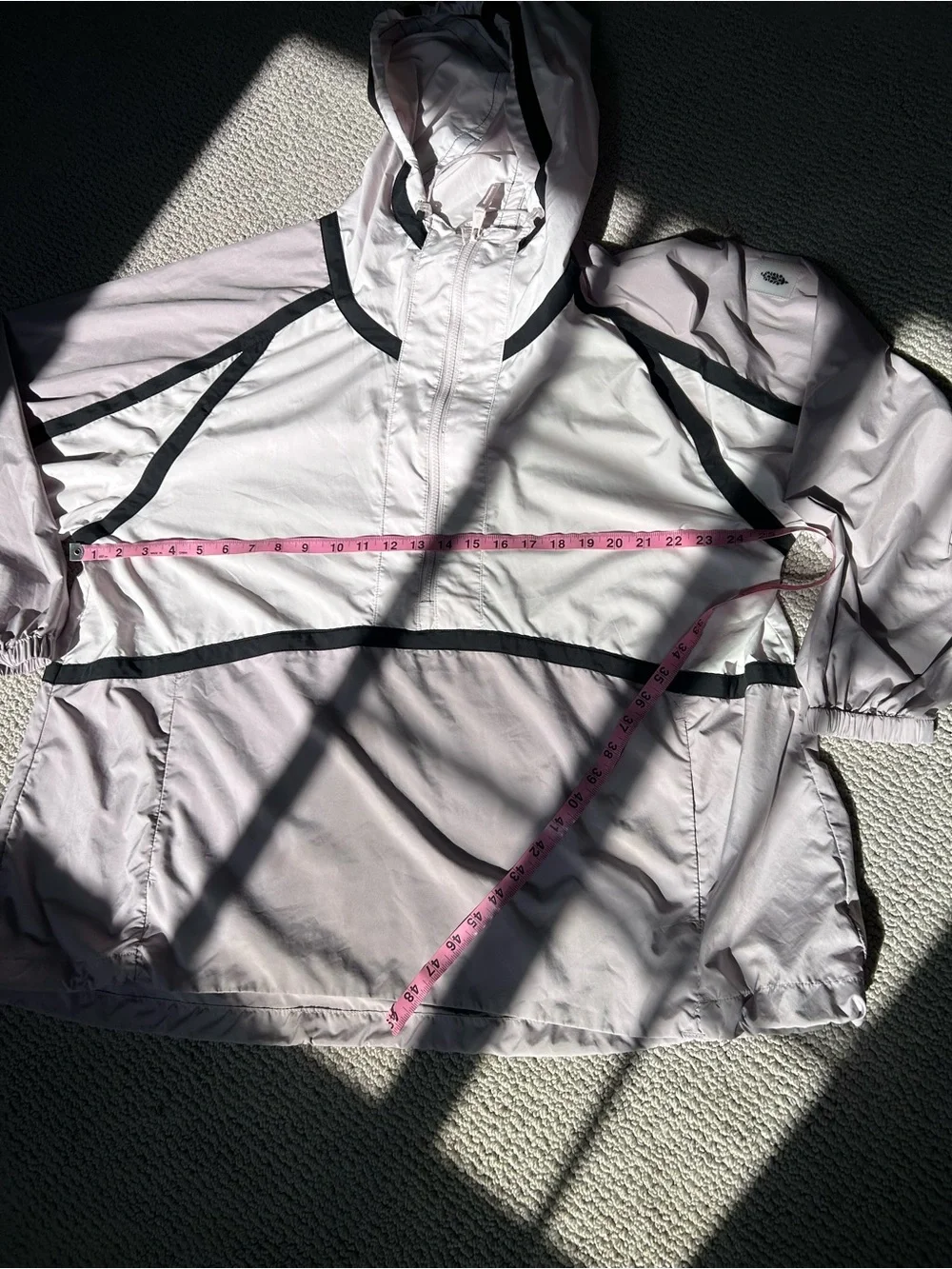 NWOT Free People Care FP Like The Wind Colorblock Jacket in Goal Post Combo - Picture 11 of 13